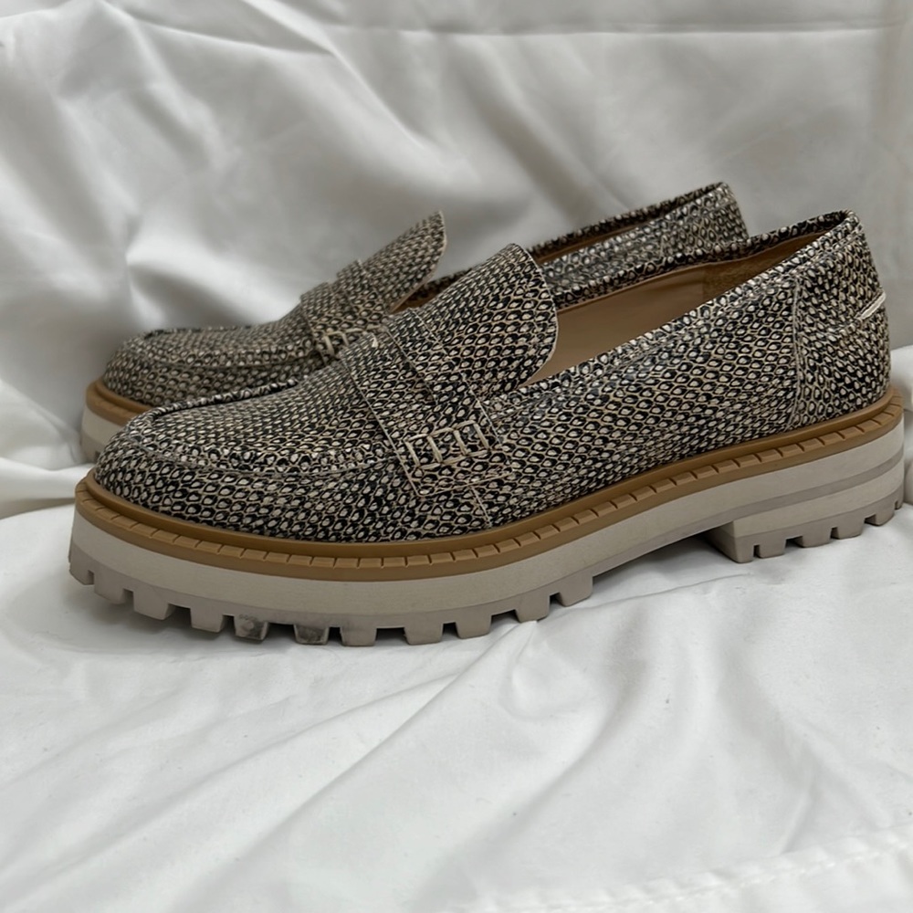 Vince Camuto Snake print loafers